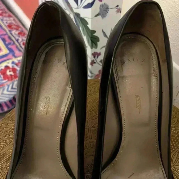 Maiyet black Hidden Platform Heels sz 10.5 - Picture 4 of 9
